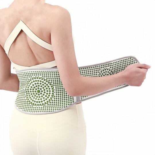 Mugwort Self-Heating Waist Support Belt for Men and Women, Suitable for All Seasons, Provides Warmth to the Abdomen, Lumbar Spine, and Stomach, Prevents Colds