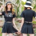 2019 áo tắm thể thao mới chia nữ dễ thương Nhật Bản sinh viên bảo thủ bảo thủ che bụng bikini thon gọn - Bộ đồ bơi hai mảnh Bộ đồ bơi hai mảnh