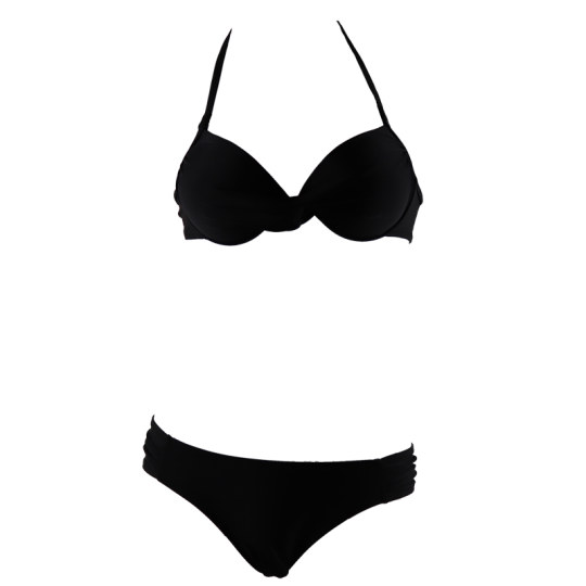 Mlorb brand hot spring swimsuit European and American style women's triangle small breast steel push-up bikini sexy swimsuit