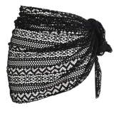 Черный кружевной купальник, фартук, пляжный ремень, защитное белье, юбка, защита от солнца