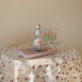 Picnic cloth ins cream yellow floral tablecloth pastoral style bed and breakfast coffee shop restaurant student dormitory posing for clearance Picnic cloth ins cream yellow floral tablecloth pastoral style bed and breakfast coffee shop restaurant student dormitory posing for clearance