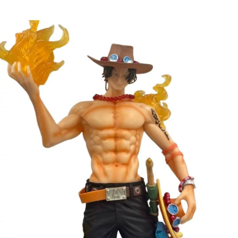 Статуя One Piece LC Anniversary Ace: модель Огненный кулак Эйс, аниме-перефериальная статуя, двамерные украшения