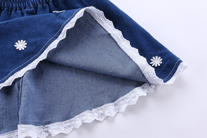 Jupe fillette en toile - Ref 2049658 Image 13