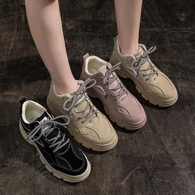 2019秋冬新款百搭马丁靴女韩版学生短靴ins平底单靴女街拍机车靴