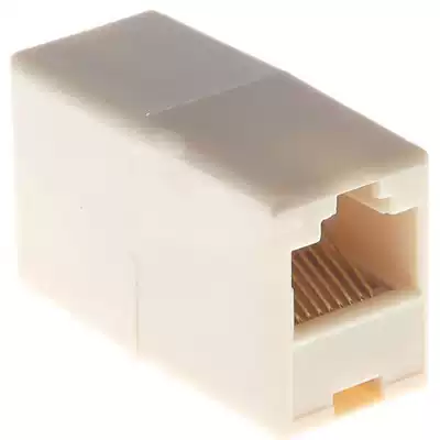 RJ45 network straight-through head extension connector one-to-one network route docking one pack 100