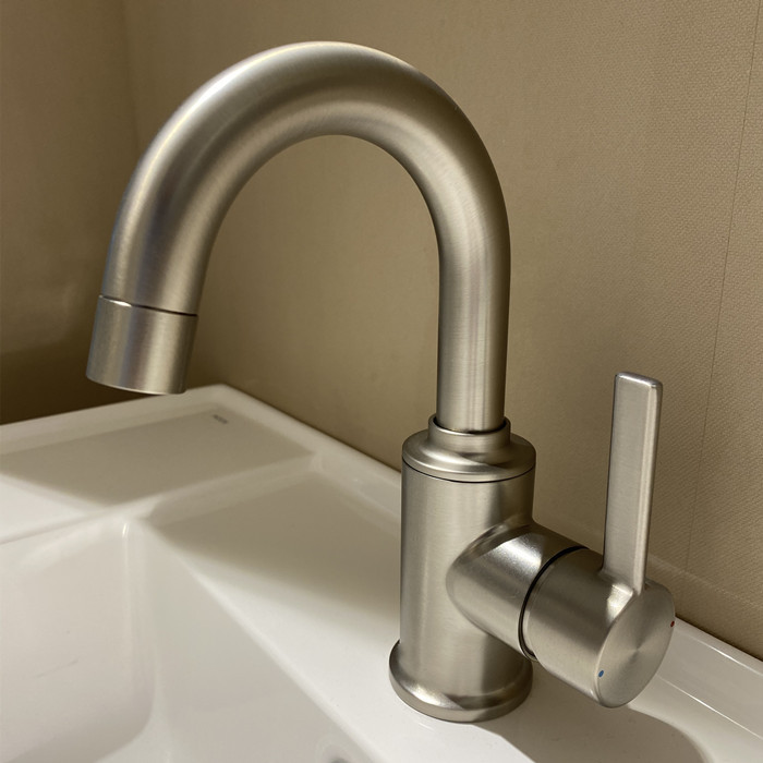 Morn make-up room washbasin surface basin tap hot and cold single to single-hole Terra basin tap 19121SRN