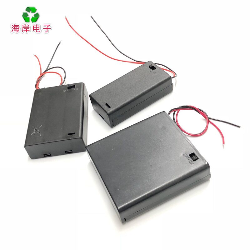 No. 5 battery case with cover with switch II section three-section Four sections Six sections Eight knobshell specifications Optional 5 Number of battery boxes