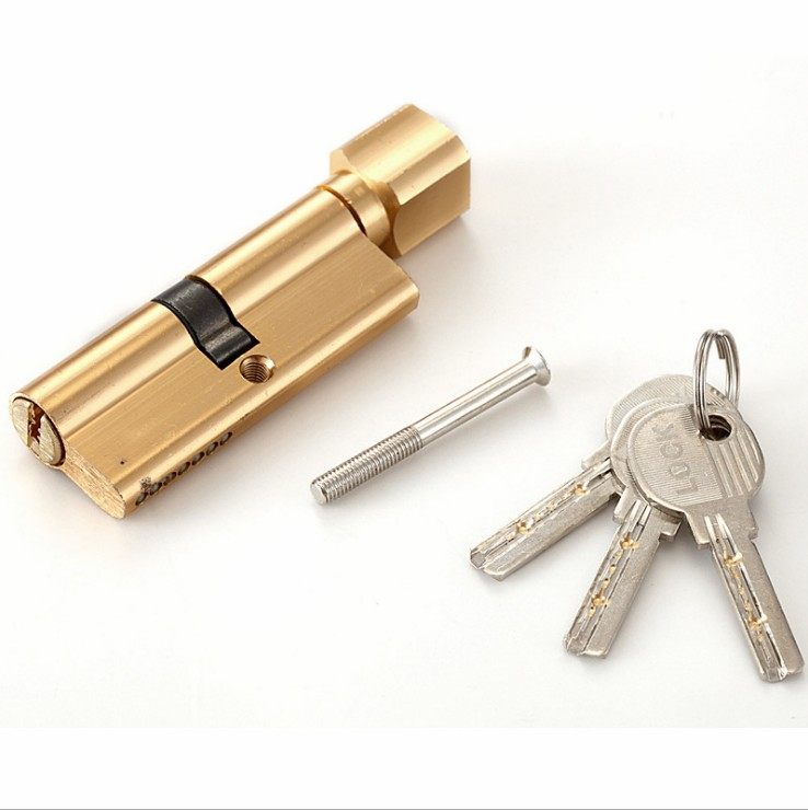 Indoor door door lock lock core 70 lock core aluminium concorde bathroom door lock gold lock core