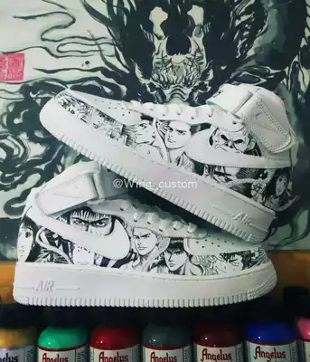 (Customer appreciation)AF1 sneakers custom comic hand-painted Naruto slam dunk master Batman graffiti
