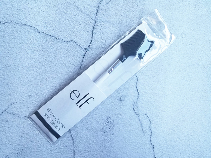 ELF brow comb brush white pole base eyebrow brush eyelash comb dressing brush#1807 3