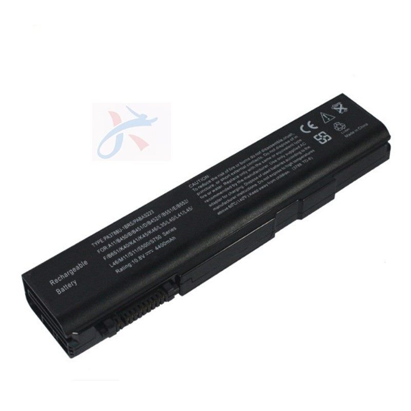 Application of the Toshiba L41 B451 B551 PA3786U-1BRS B552 PA3786U-1BRS PABAS221 battery