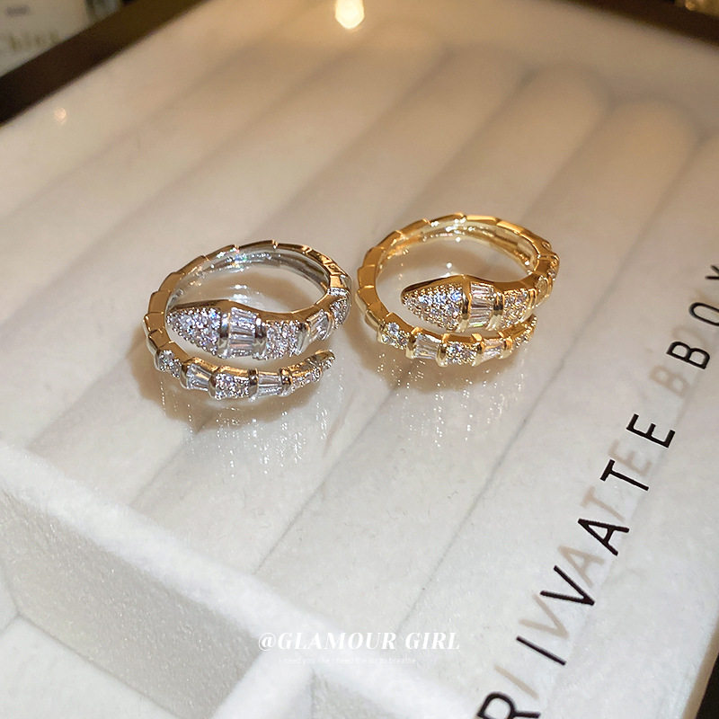 Кольцо-змея Kaitin Jewelry серебристое