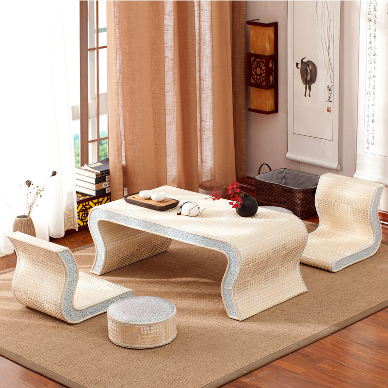 Chinese learning table kindergarten learning calligraphy table tatami coffee table bay window table platform table balcony tea ceremony tea art table