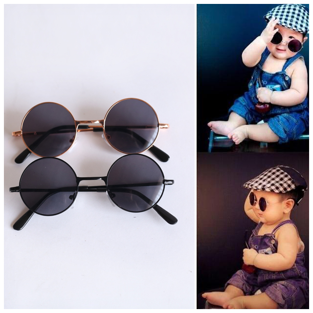 Photo Children Photography Props Photo Gallery Taiko Shooting Early Childhood Glasses Creative Performance Little Sun Glasses China Wind Black Frame