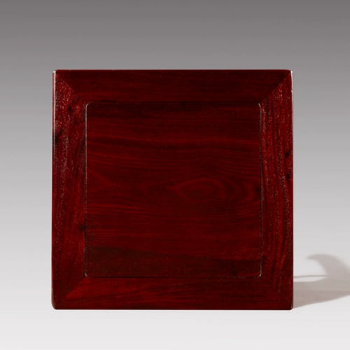 聚航 Мебель в китайском стиле, чистый замбийский кровяной сандал, большой квадратный стул, красный сандал, многофункциональный обеденный стул, чайный стул, табурет для пеленания, скамейка