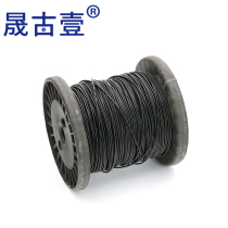 Black coated steel wire rope 304 stainless steel wire rope coated steel wire rope clothesline 1mm2mm3mm4mm