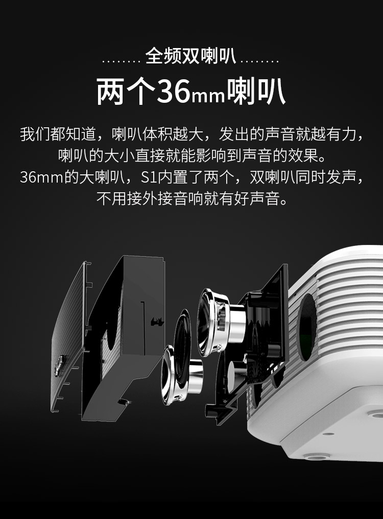 Máy chiếu sáng S1 máy chiếu điện thoại gia đình thông minh không dây độ phân giải cao máy chiếu nhỏ cầm tay rạp hát gia đình trẻ em không dạy màn hình TV 2018 mới - Máy chiếu may chieu gia dinh