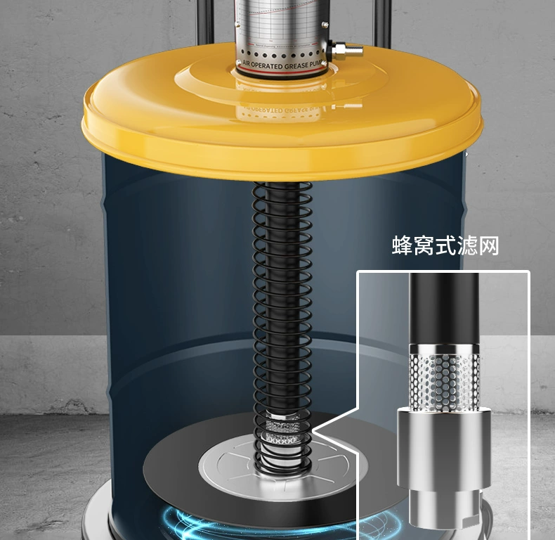 Asgard khí nén cao cấp bơ máy tự động tra dầu mỡ súng máy xúc xe nâng bơ hiện vật bơm mỡ đạp chân súng bơm mỡ toptul