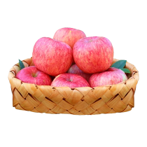 Аутентичный Shandong Yantai Red Fuji яблоки Свежий фрукт должен сезон когда сезон полный коробочный хрустяк и сладкое ледничное сердце 10 катти