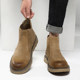 Chelsea boots men's high top shoes British style Martin boots retro men's shoes winter desert boots mid-top versatile short boots