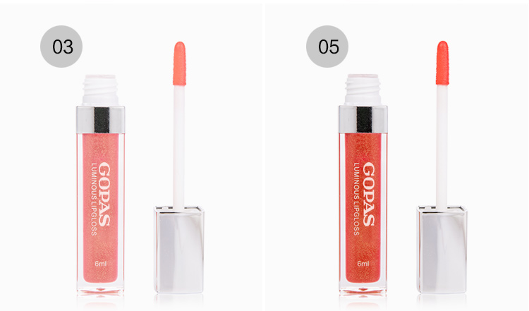 GOPAS / Gao Baishi hydrating Frozen lip gloss counter trang điểm chính hãng trang điểm son bóng giữ ẩm 	son bóng nyx