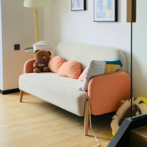 Net red rental bedroom ins single double sofa small family living room clothing store simple Nordic small sofa