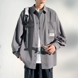 Трендовая рубашка для отдыха, осенняя куртка, оверсайз, подходит для подростков