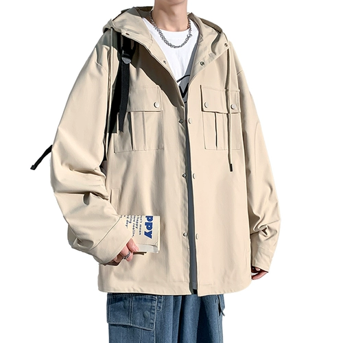 Осенняя куртка для отдыха, оверсайз, подходит для подростков