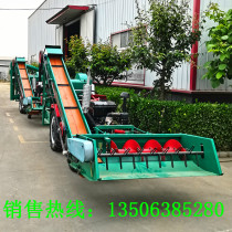 Large corn thresher small four-wheel belt backpack corn machine stick machine self-propelled rice machine