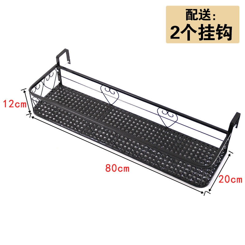 Giá hoa có giá để đồ ban công chậu hoa giá treo mọng nước giá sắt nhiều lớp giá treo bệ cửa sổ lan can ngoài trời chống thấm nước giá sắt treo chậu hoa 