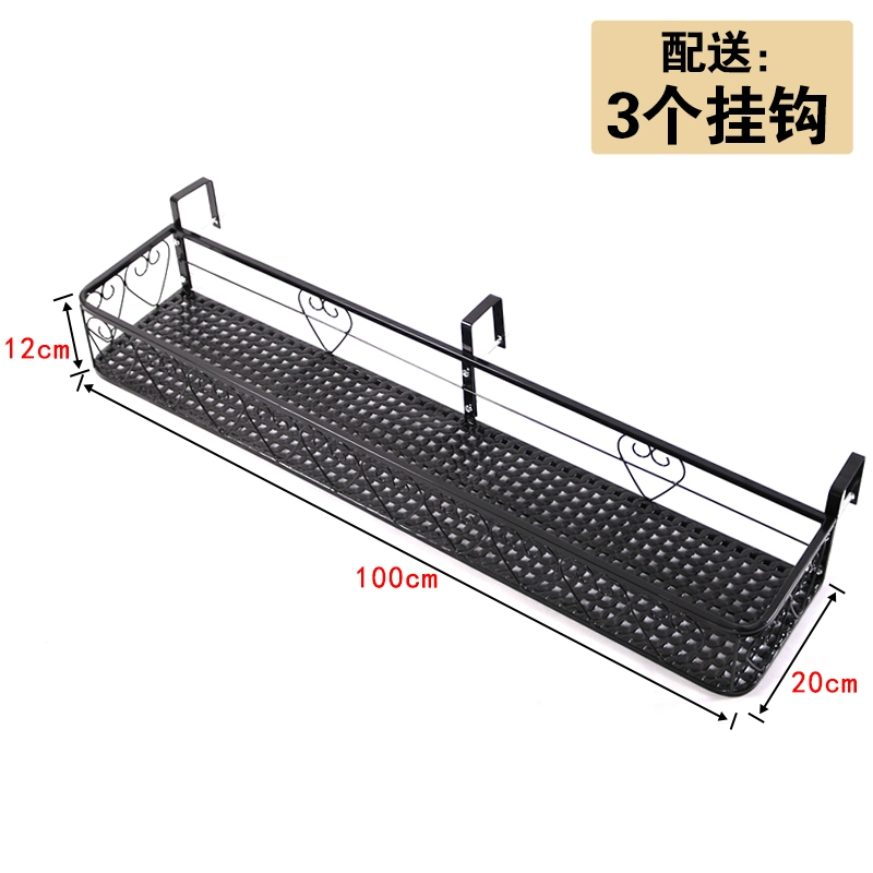 Giá hoa có giá để đồ ban công chậu hoa giá treo mọng nước giá sắt nhiều lớp giá treo bệ cửa sổ lan can ngoài trời chống thấm nước giá sắt treo chậu hoa 