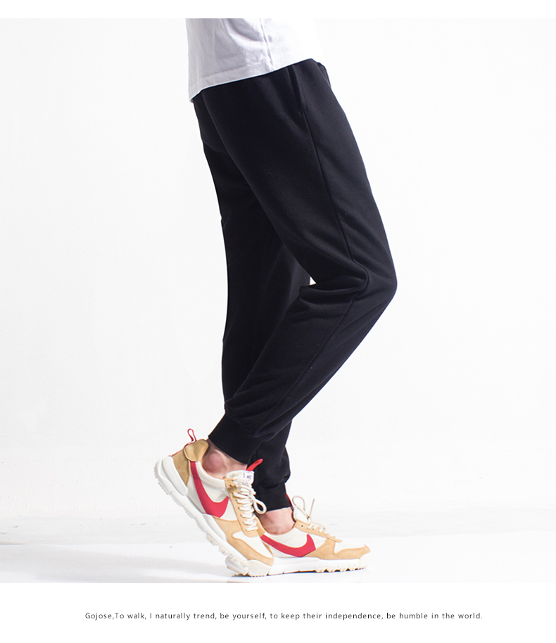 Mùa thu và mùa đông cotton cộng với quần lót nhung nhung quần quần nam miệng đan quần giản dị quần lỏng quần jogger nam cao cấp