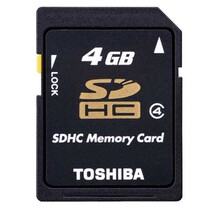 Original TOSHIBA TOSHIBA SD 4G memory card digital camera SD big card 4GB car SD memory card