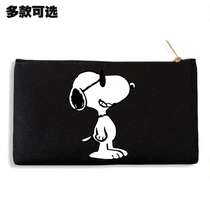 Snoop Dogg Stationery Box Portable Canvas Multifunctional Hand Cosmetic Bag Coin Purse Mobile Phone Bag Storage Bag