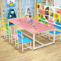 Students Color Class Chairs Training Institutions Lounge Children Drawing Tables Early School Students Fine Arts Painting Room Class Home