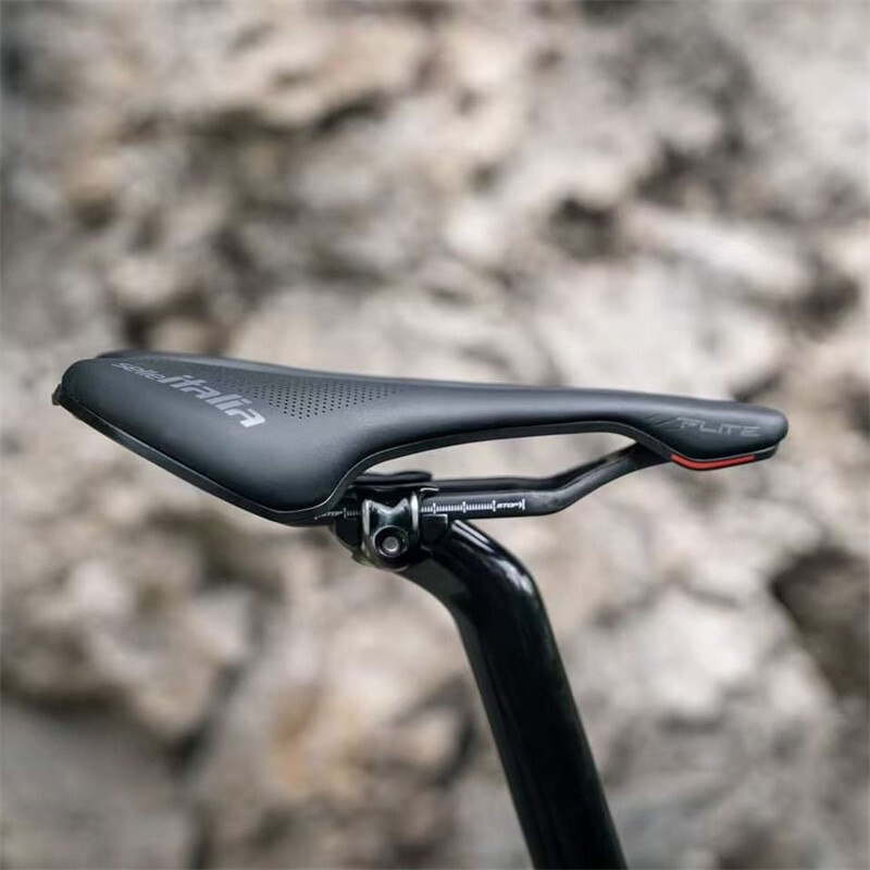Italian Imported Selle Italia Flite Mountain and Road Bike Seat with Short Nose and Hollow Design