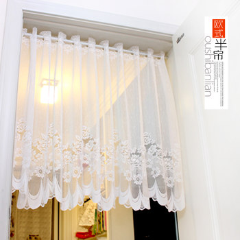 European style beautiful pastoral decorative curtains