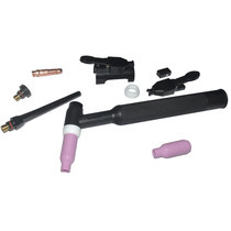 Argon arc welding gun accessories Daquan WP18 water-cooled argon arc welding gun porcelain mouth gun head Tungsten needle clip Pressure cap gun tail tungsten pole clip