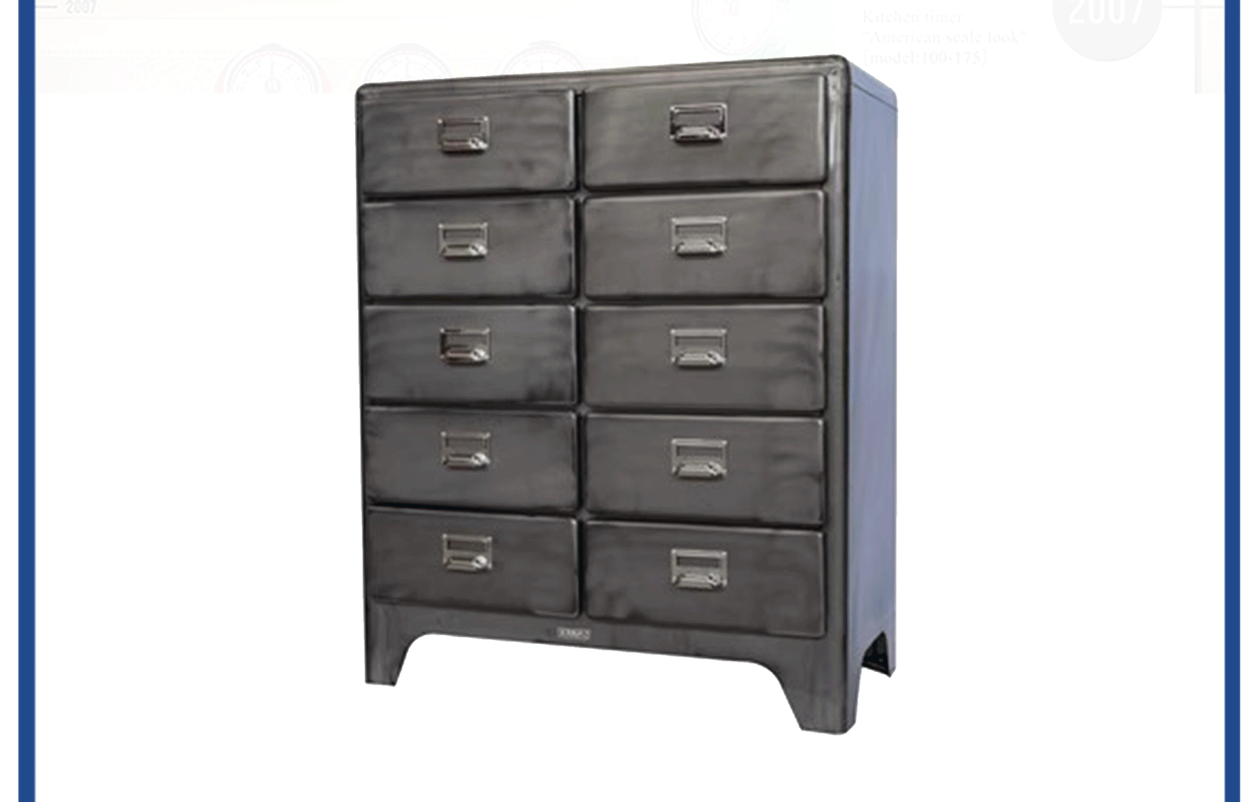 10-Drawer Metal Storage Cabinet for Office Organization - Taobao product photo 8