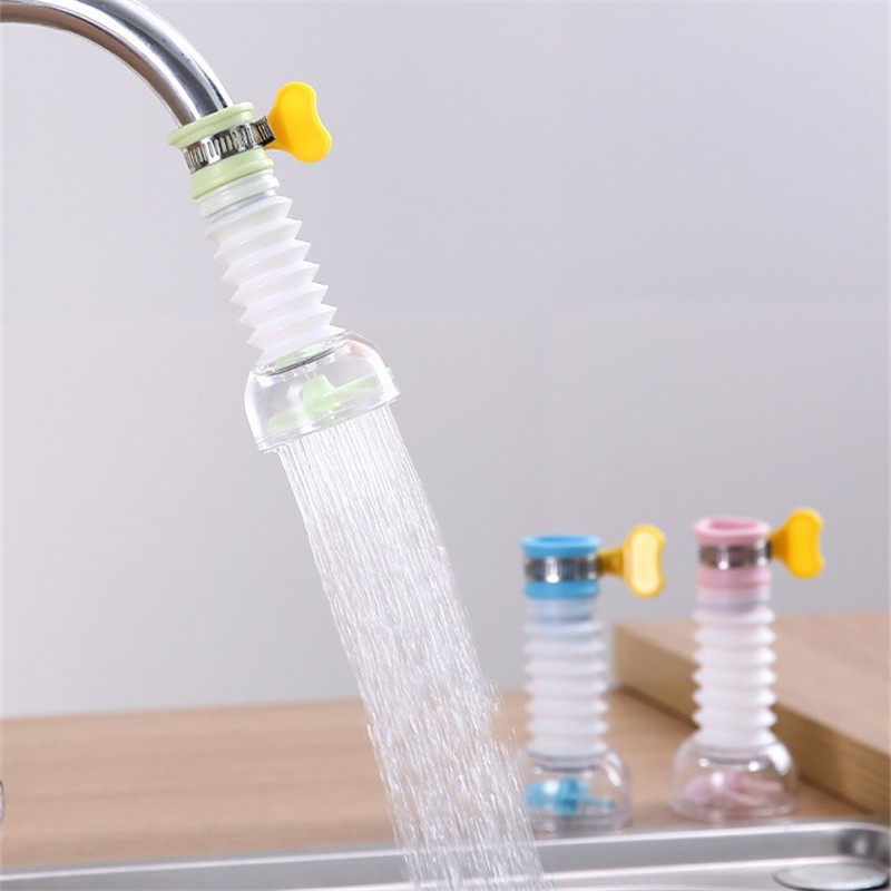 Kitchen tap anti-spray head filter mesh extenders filter mesh rotatable tap water sprinklers