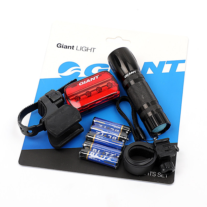 Giant Mountain Road bike Headlights Taillights set Battery-type LED lights Cycling equipment