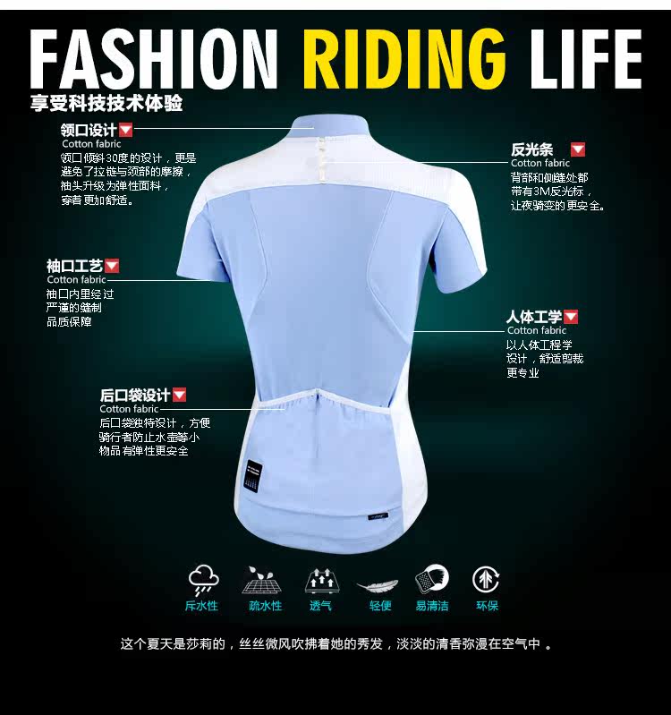 Tenue de cyclisme femme SANTIC - Ref 2216022 Image 66