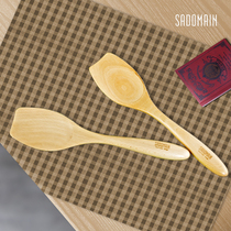 Taiwan Xiandeman household shovel kitchenware non-stick pan bottom special stir-frying shovel natural wood high temperature resistant spatula