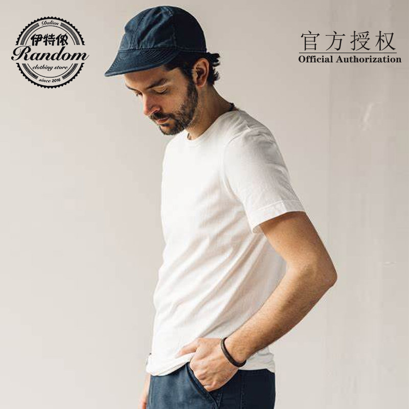 In Stock German Merz B.Schwanen Little Swan 1950S 60S 70S Solid Color Cotton Short-Sleeve Men's T-Shirt