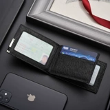 Высококлассный мужской комплект для водительских прав, защитный чехол, креативный картхолдер, из натуральной кожи, 2 в 1