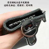 Мужская универсальная ключница, чехол для проездного, картхолдер, кожаная система хранения, из натуральной кожи, 2 в 1, воловья кожа