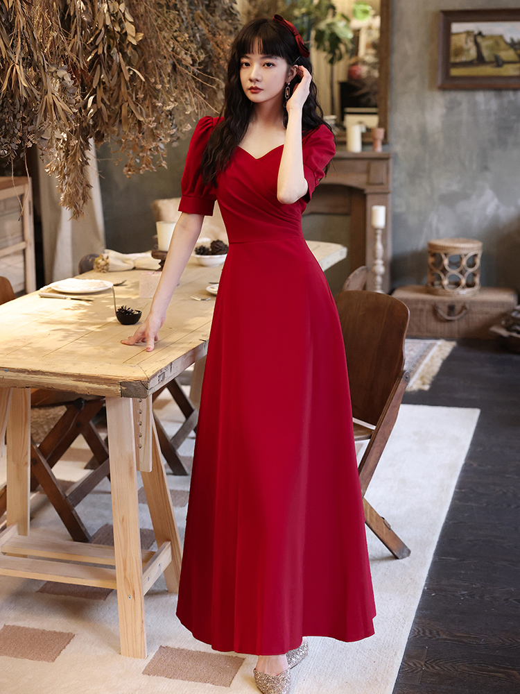  Tailor -made without replacement (contact customer service)+Burgundy, long   + $7.54 