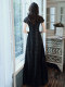 Small evening dress female banquet temperament high-end light luxury niche black noble high-end sense dinner dress host