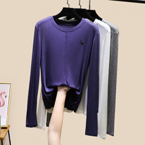 Long-sleeved base shirt Women summer T-shirt foreign style inside spring and autumn 2021 New Korean slim slim body coat