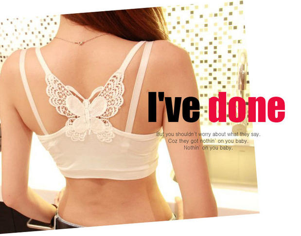Camisole đồ lót quấn ngực ống ngắn ngắn đẹp trở lại nữ đáy mùa hè bông ngực ngực ngực trần chạm ngực trần áo bra tập gym